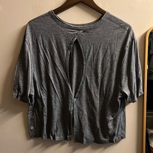 Lululemon Open-Back Crop Top